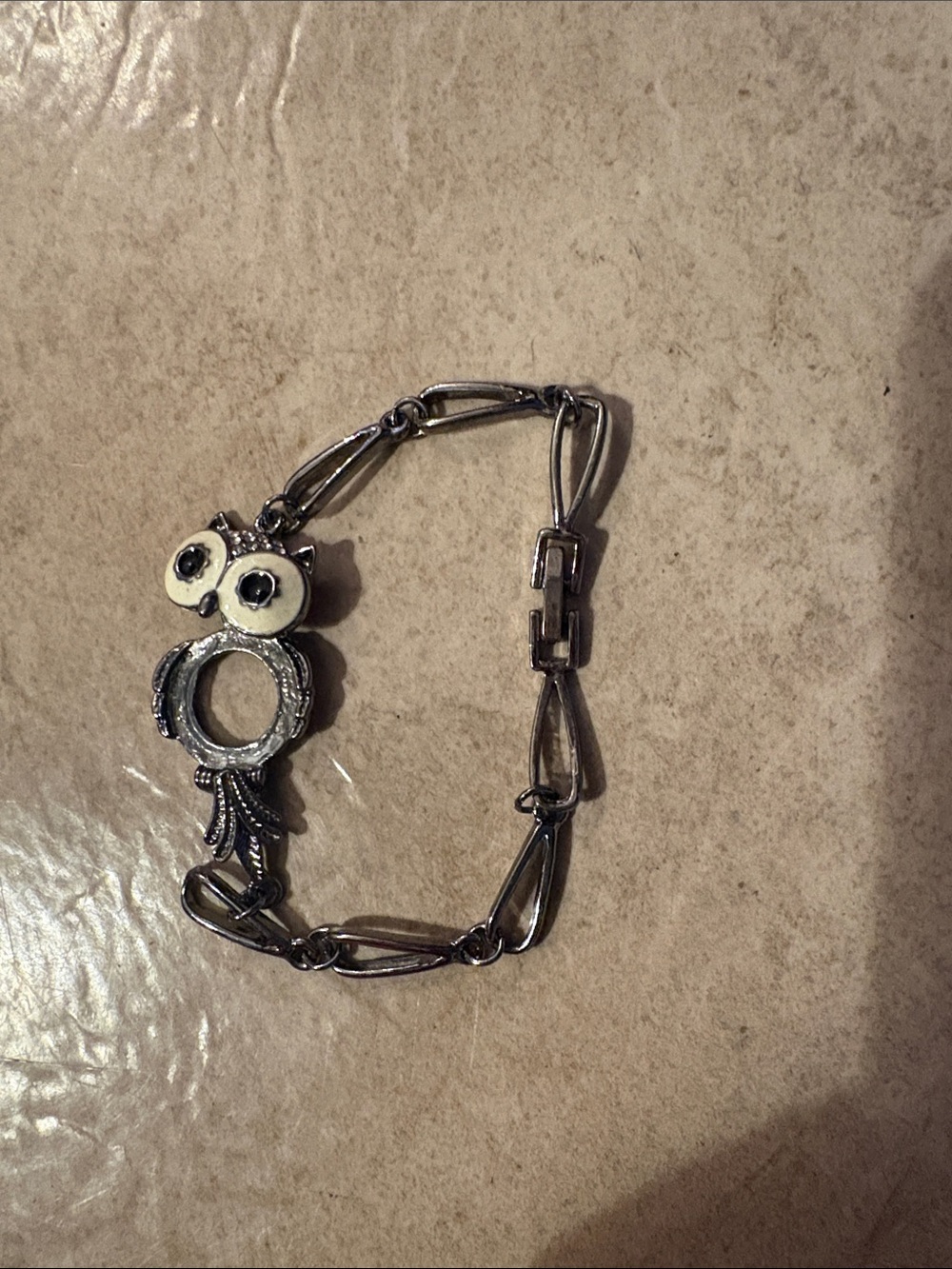 Owl Charm Silver-Tone Bracelet - Women Accessories